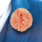 Vittorio Vico Unisex Carnation Flower Lapel Pin