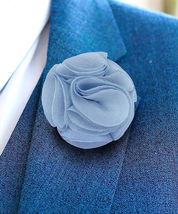 Vittorio Vico Unisex Rose Flower Lapel Pin