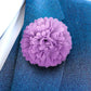 Vittorio Vico Unisex Carnation Flower Lapel Pin