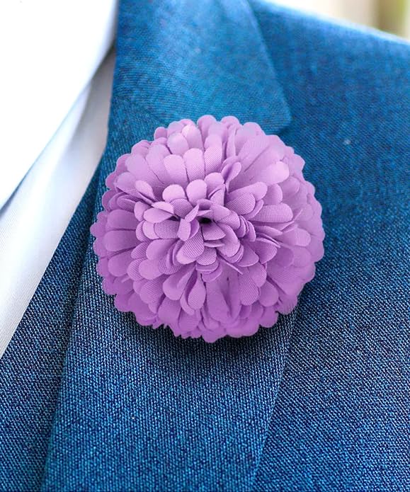 Vittorio Vico Unisex Carnation Flower Lapel Pin