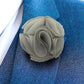 Vittorio Vico Unisex Rose Flower Lapel Pin