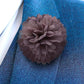 Vittorio Vico Unisex Carnation Flower Lapel Pin