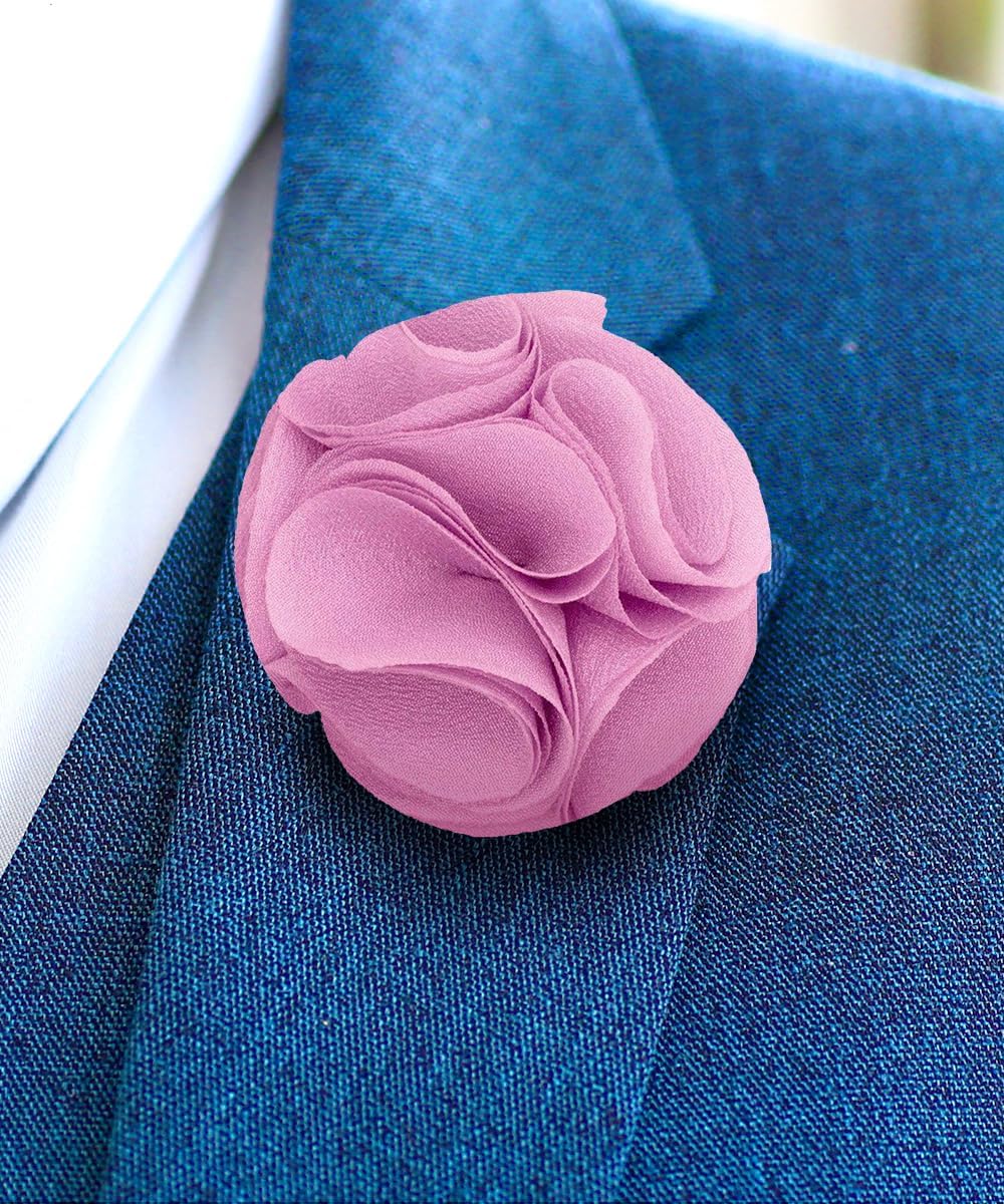 Vittorio Vico Unisex Rose Flower Lapel Pin