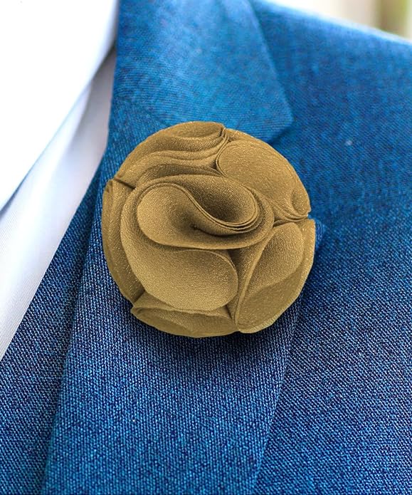 Vittorio Vico Unisex Rose Flower Lapel Pin