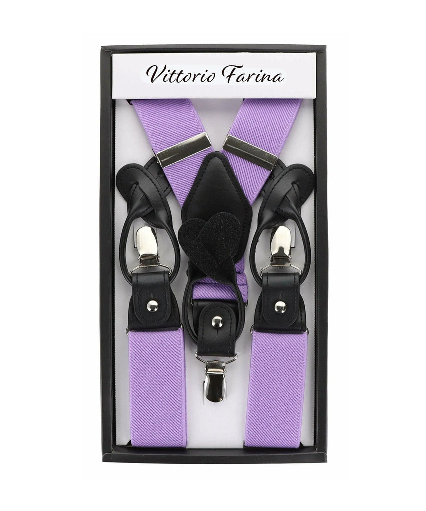 Vittorio Farina Men's Convertible Suspender in Gift Box: 70% Polyester & 30% Elastomer