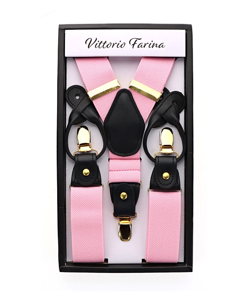 Vittorio Farina Men's Convertible Suspender in Gift Box: 70% Polyester & 30% Elastomer