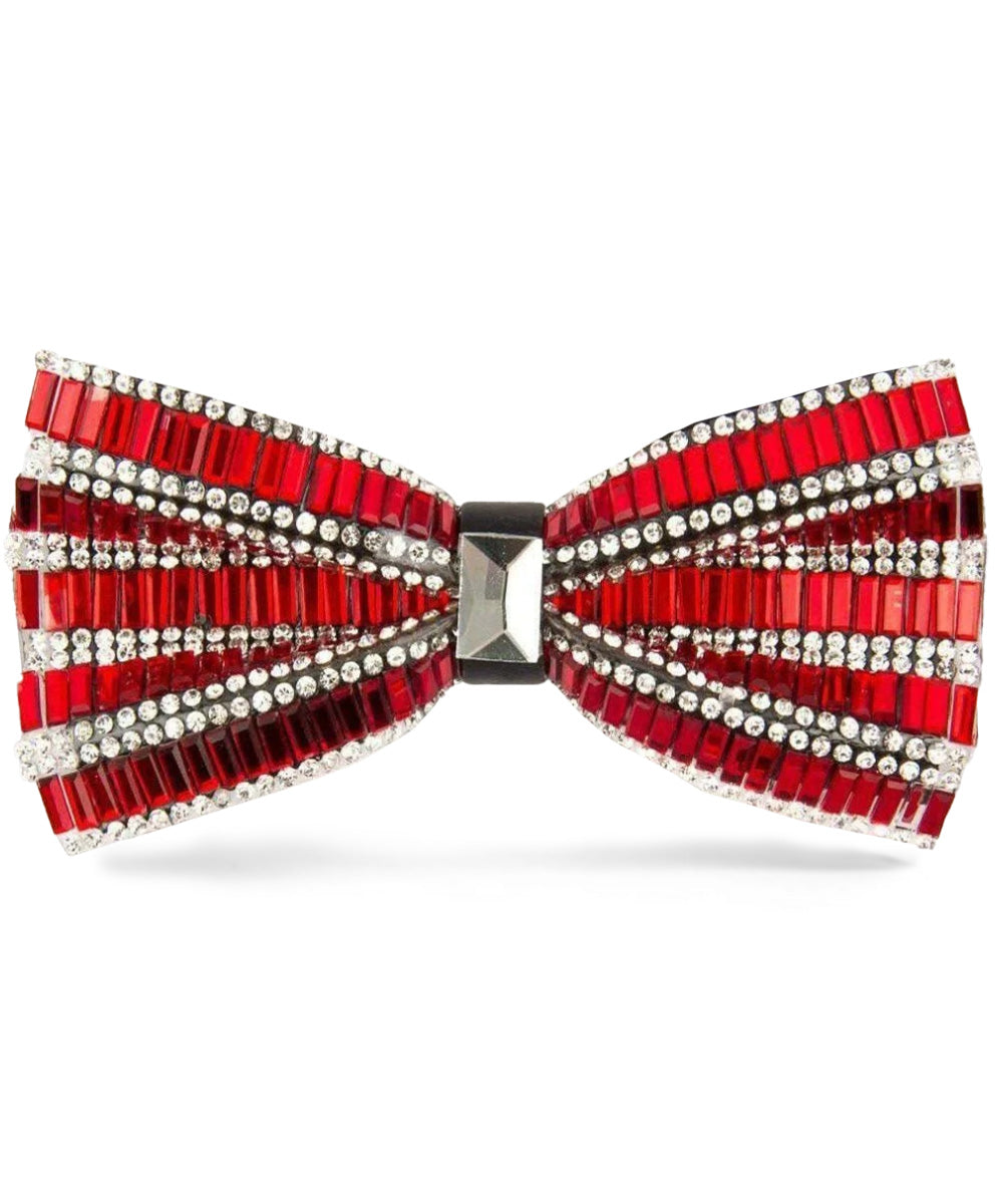 Vittorio Farina Men's Jeweled Bow Tie in Gift Box