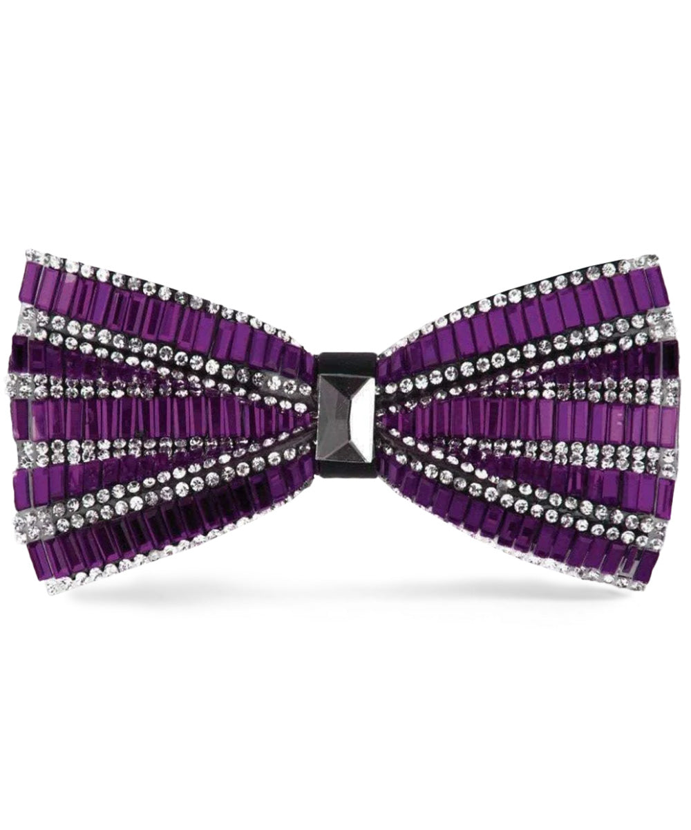 Vittorio Farina Men's Jeweled Bow Tie in Gift Box