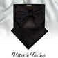 Vittorio Farina Men's Velvet Teardrop Bow Tie & Pocket Square in Gift Box