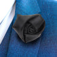 Vittorio Vico Unisex Satin Rose Bud Flower Lapel Pin