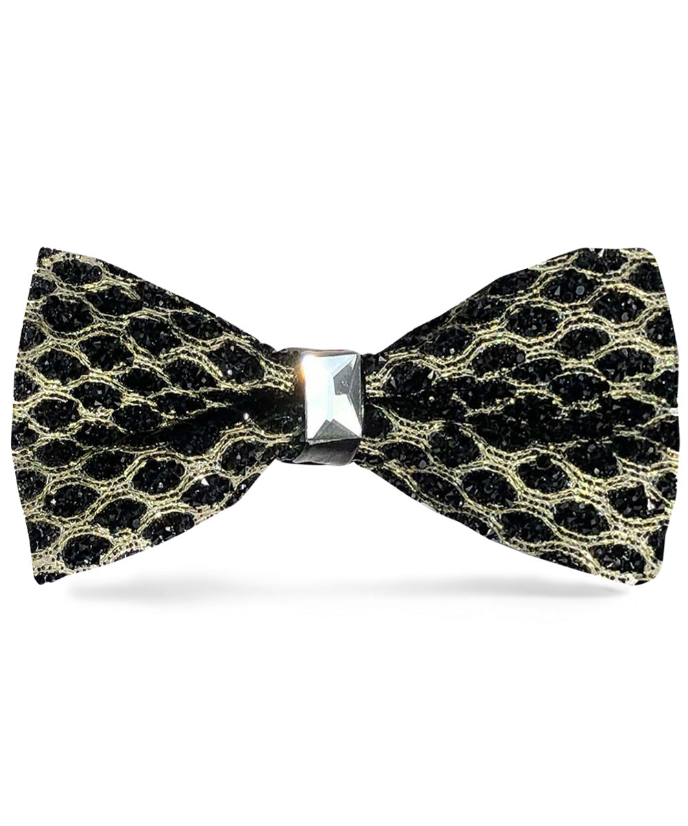 Vittorio Farina Men's Jeweled Bow Tie in Gift Box