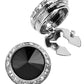 Vittorio Vico  Men's Crystal Colorstone Button Cover