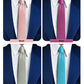 Vittorio Farina Men's Satin Skinny Necktie (Multipack)