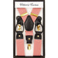 Vittorio Farina Men's Convertible Suspender in Gift Box: 70% Polyester & 30% Elastomer