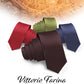 Vittorio Farina Men's Satin Skinny Necktie (Multipack)