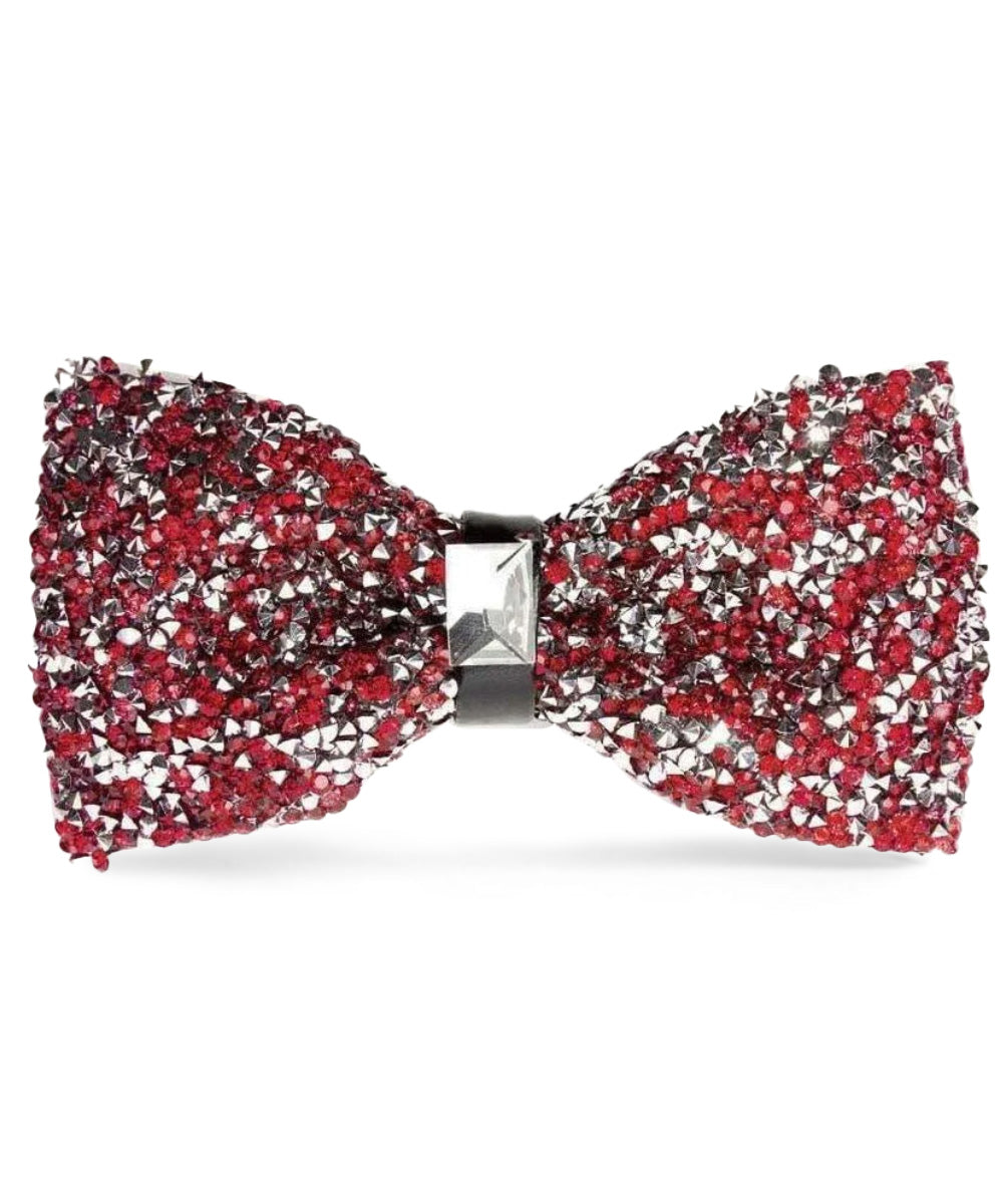 Vittorio Farina Men's Rhinestone Bow Tie in Gift Box