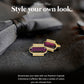 Vittorio Vico Capsule Colorstone Cufflinks: CL17XX Series