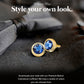 Vittorio Vico Button Colorstone Cufflinks: CL18XX Series - cl - 1806 - Classy Cufflinks