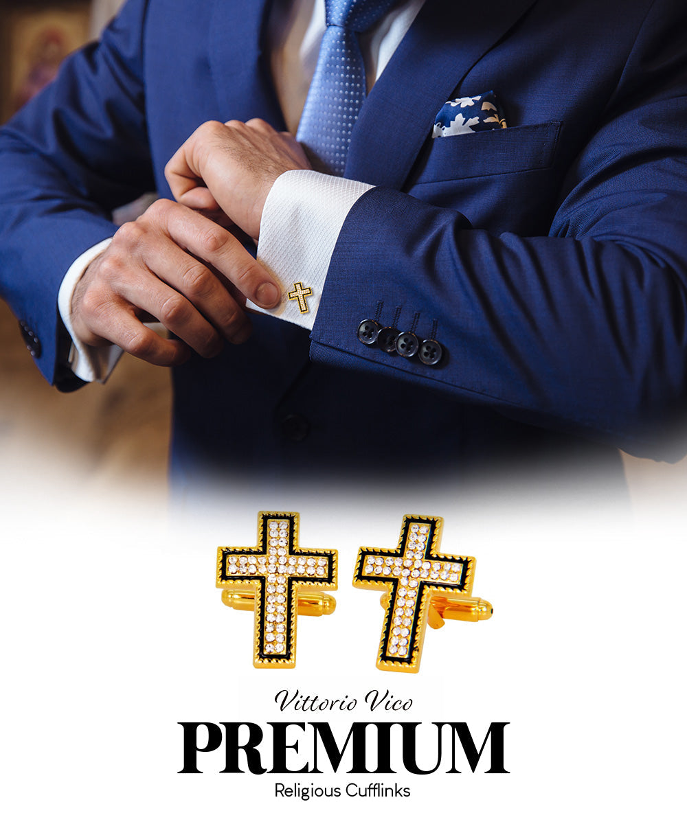 Vittorio Vico Religious Themed Cufflinks: CL30XX Series