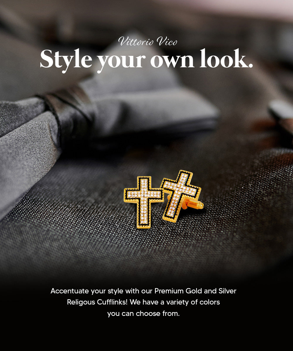 Vittorio Vico Religious Themed Cufflinks: CL30XX Series