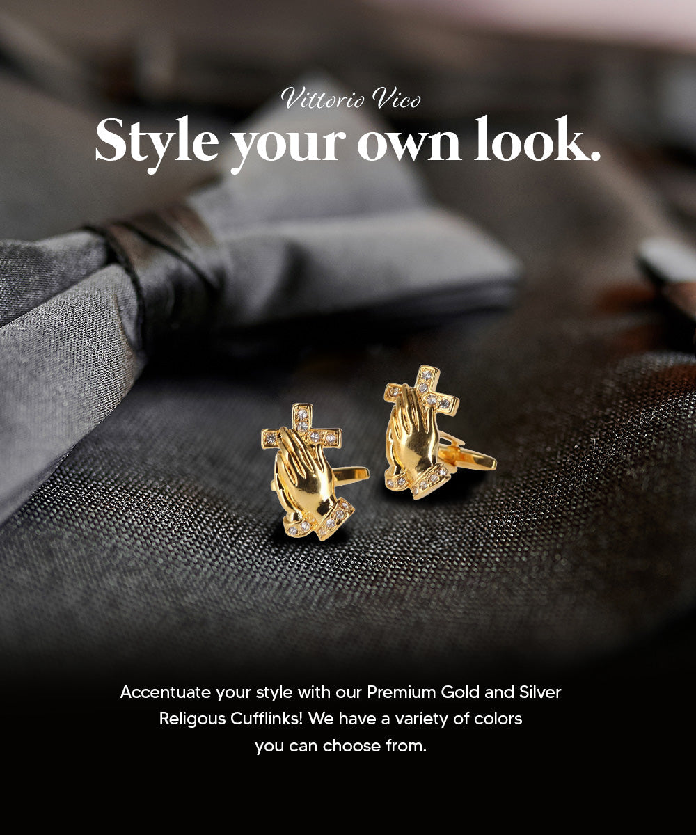 Vittorio Vico Religious Themed Cufflinks: CL30XX Series