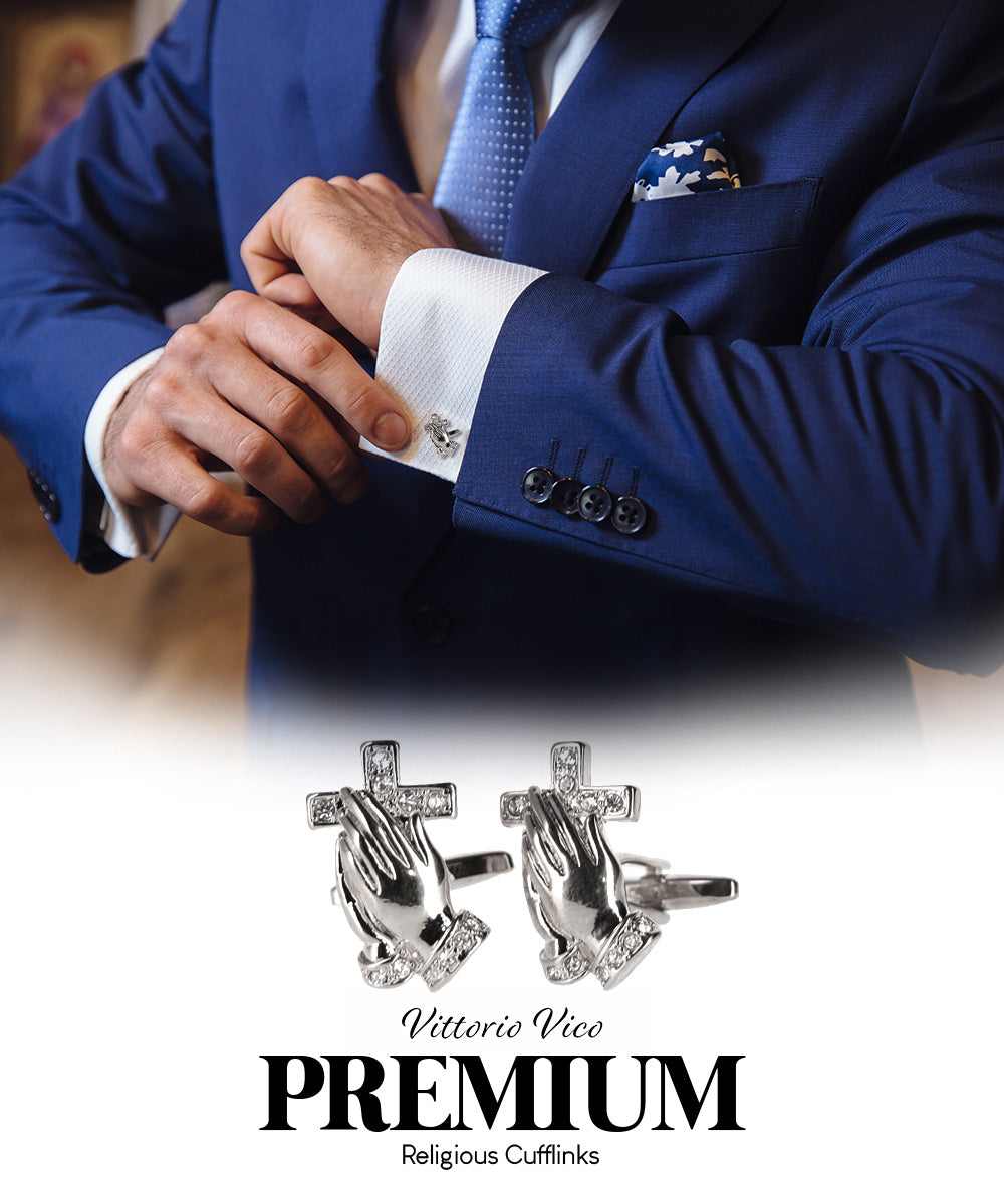 Vittorio Vico Religious Themed Cufflinks: CL30XX Series