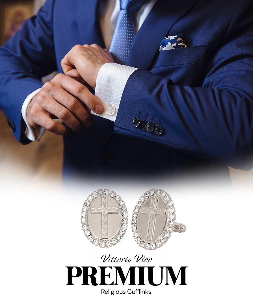 Vittorio Vico Religious Themed Cufflinks: CL30XX Series