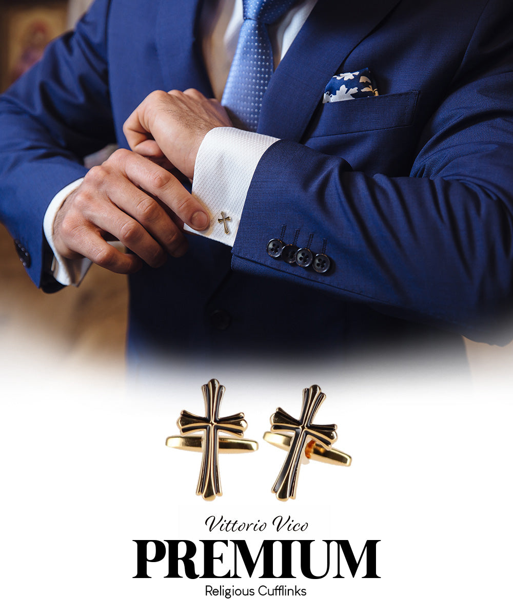 Vittorio Vico Religious Themed Cufflinks: CL30XX Series