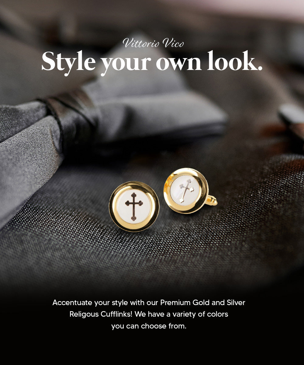 Vittorio Vico Religious Themed Cufflinks: CL30XX Series