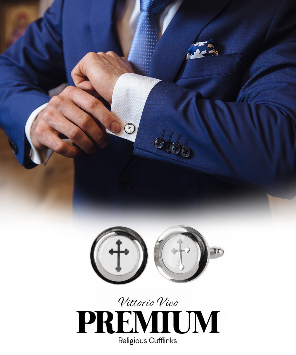 Vittorio Vico Religious Themed Cufflinks: CL30XX Series