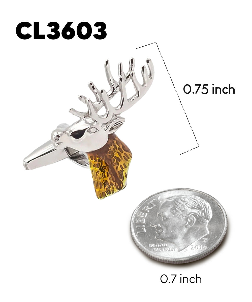 Vittorio Vico Animal Themed Cufflinks in Gift Box: CL36XX Series