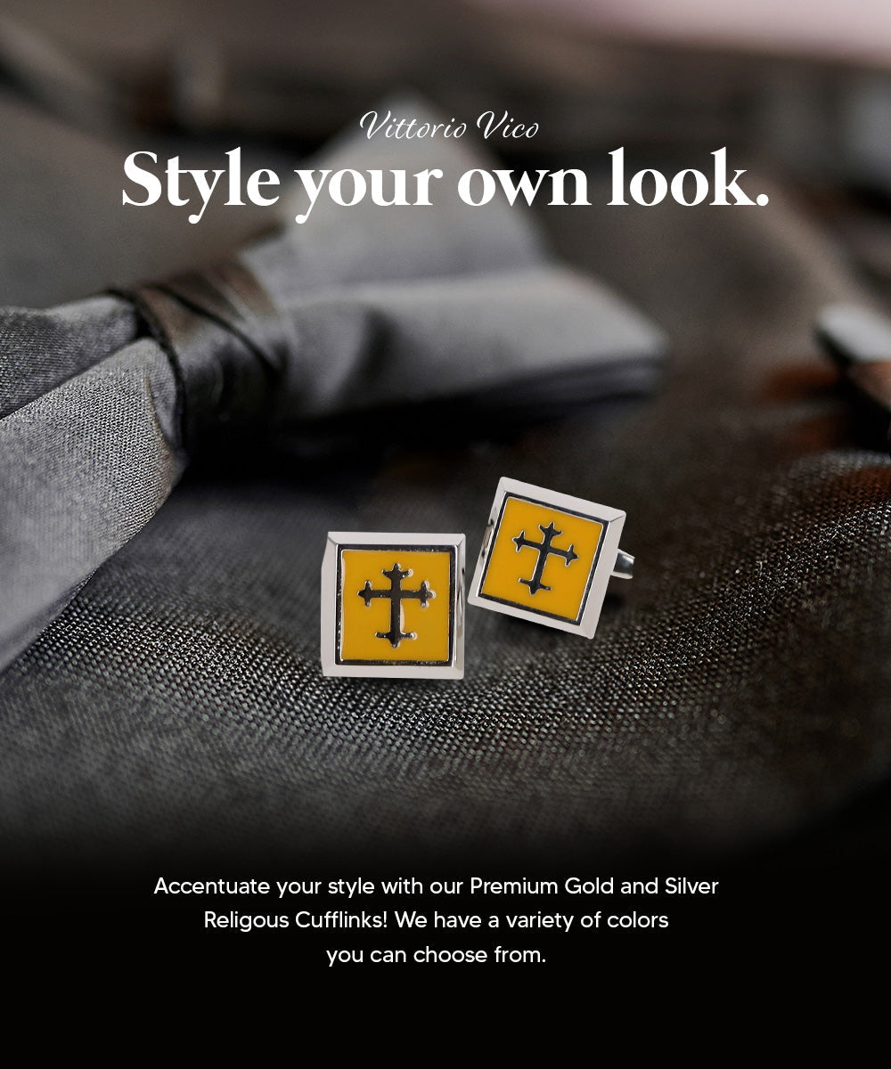 Vittorio Vico Religious Themed Cufflinks: CL30XX Series