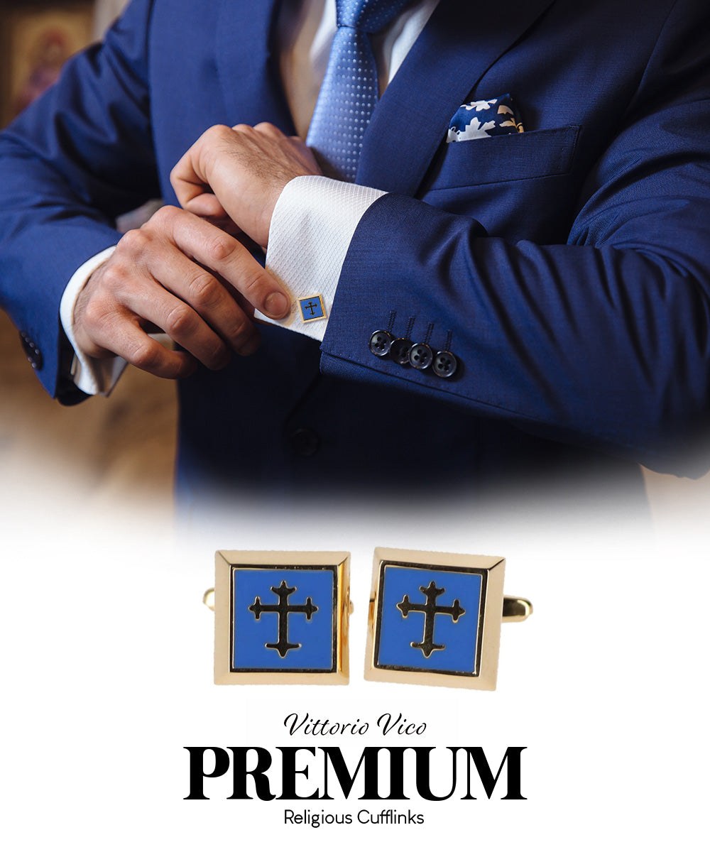 Vittorio Vico Religious Themed Cufflinks: CL30XX Series