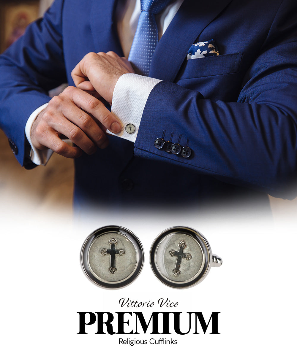 Vittorio Vico Religious Themed Cufflinks: CL30XX Series