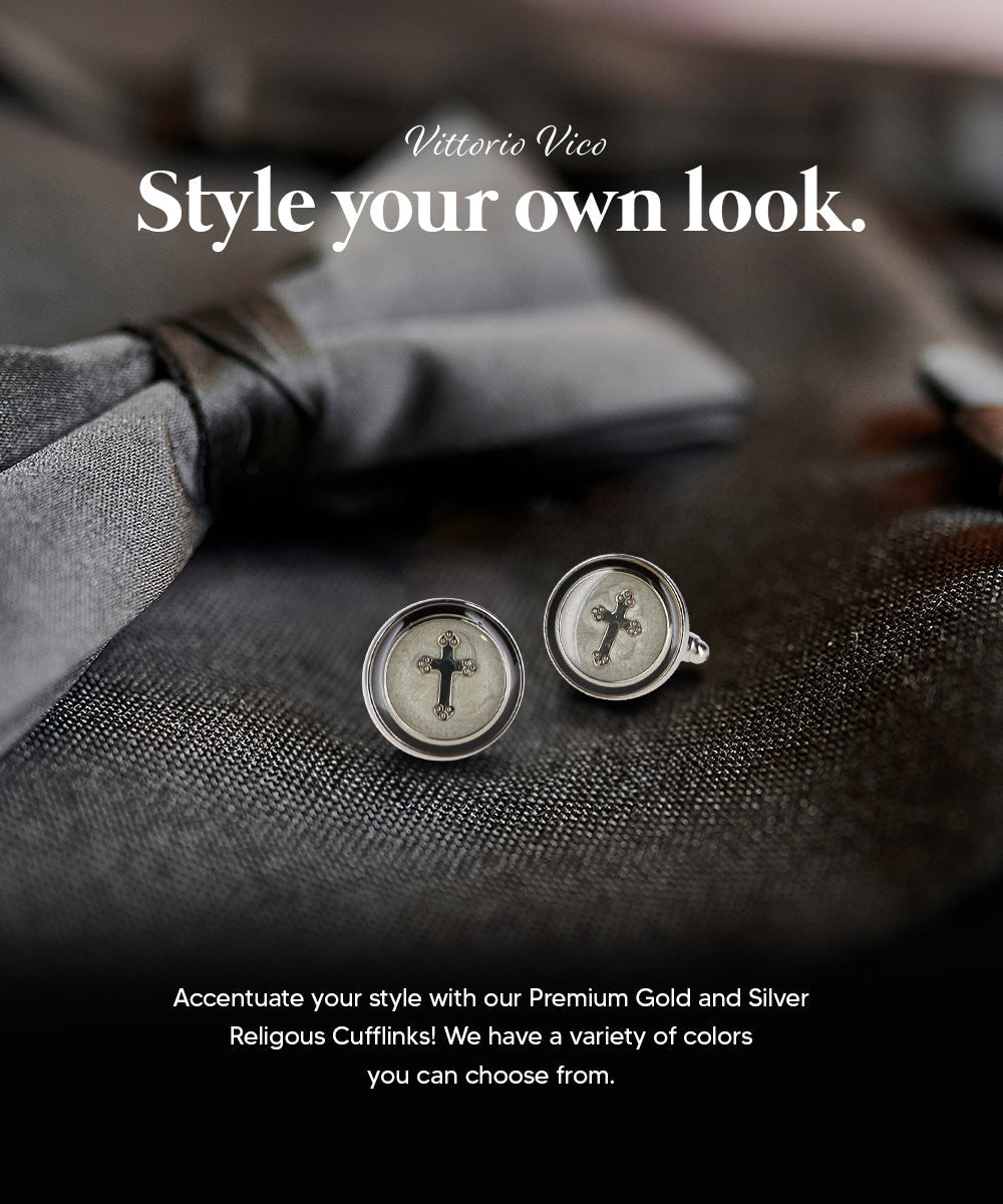 Vittorio Vico Religious Themed Cufflinks: CL30XX Series