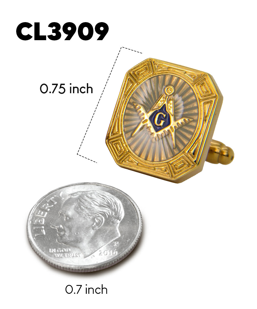 Vittorio Vico Masonic Themed Cufflinks: CL39XX Series