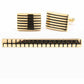 Vittorio Vico Plain Gold Cufflink & Tie Bar Set in Gift Box