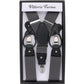 Vittorio Farina Men's Convertible Suspender in Gift Box: 70% Polyester & 30% Elastomer