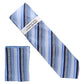 Vittorio Farina Men's Geometric Design Necktie & Pocket Square