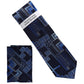 Vittorio Farina Men's Geometric Design Necktie & Pocket Square