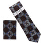 Vittorio Farina Men's Geometric Design Necktie & Pocket Square