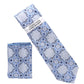 Vittorio Farina Men's Geometric Design Necktie & Pocket Square