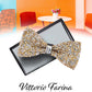 Vittorio Farina Men's Rhinestone Bow Tie in Gift Box