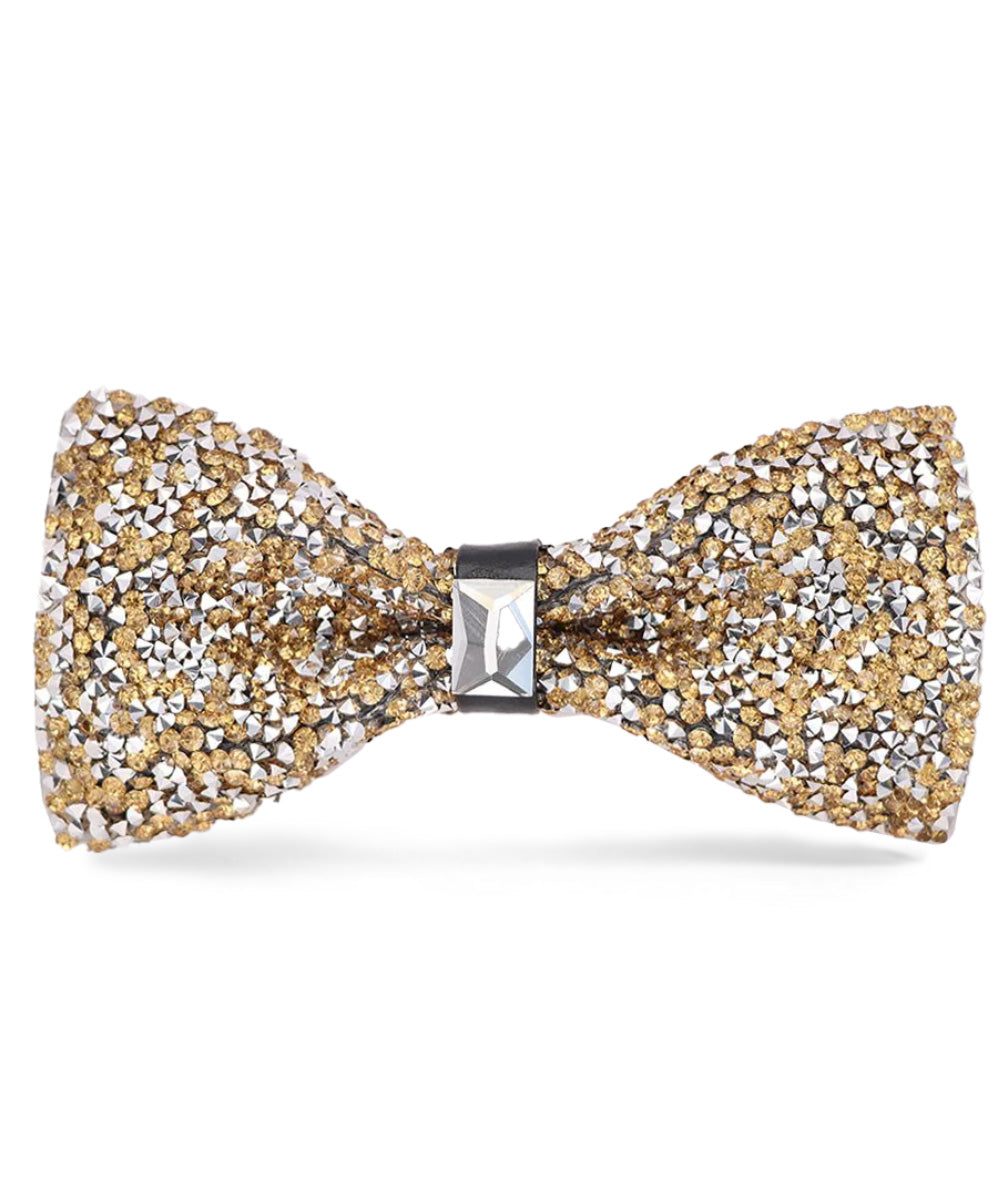 Vittorio Farina Men's Rhinestone Bow Tie in Gift Box