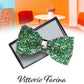 Vittorio Farina Men's Rhinestone Bow Tie in Gift Box