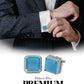 Vittorio Vico Large Big Square Crystal Colorstone Cufflinks: CL 70XX Series