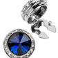 Vittorio Vico  Men's Crystal Colorstone Button Cover