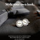 Vittorio Vico Large Bling Colorstone Cufflinks: CL15XX Series