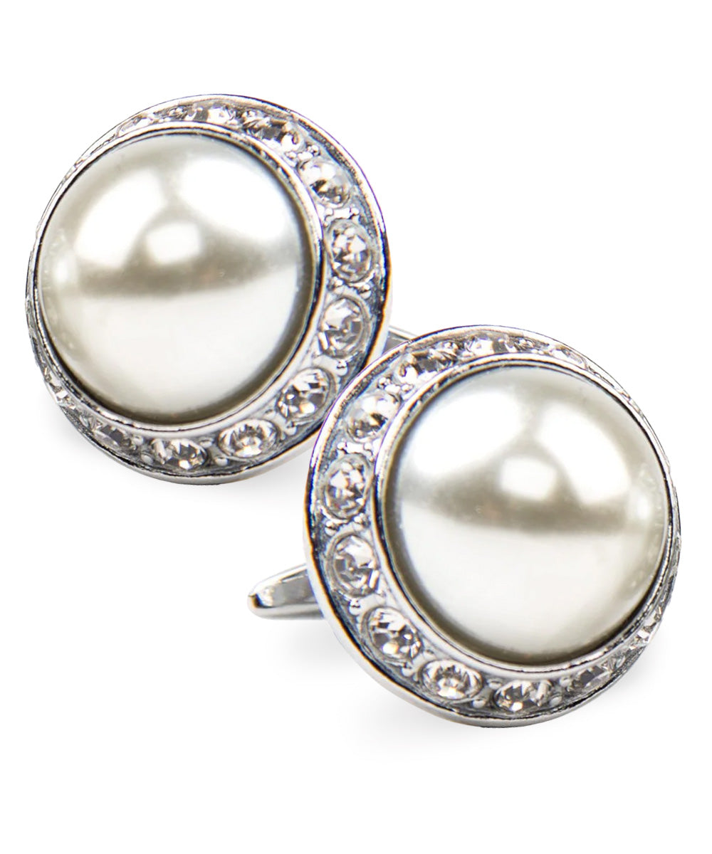 Vittorio Vico Large Bling Colorstone Cufflinks: CL15XX Series