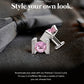 Vittorio Vico Princess Cut Crystal Colorstone Cufflinks: CL14XX Series